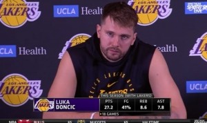 东契奇：我们在上半场的防守很棒 但篮球比赛要打48分钟