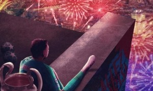 梦想成真！多纳鲁马社媒晒夺冠海报：背靠奖杯在楼顶欣赏烟花